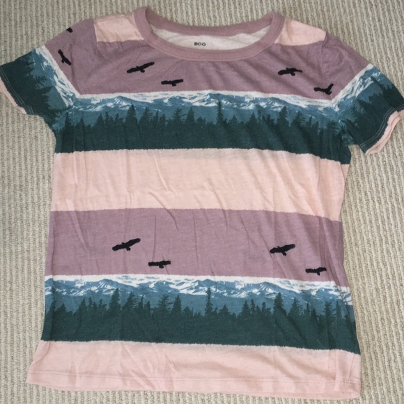 BDG Tops - mountain patterned t-shirt BDG Tops - mountain patterned t-shirt